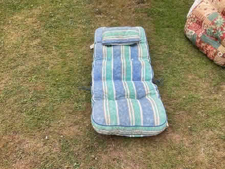Photo of free Two garden lounger cushions (Mottingham) #1
