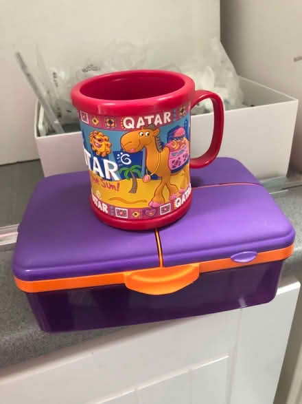 Photo of free Lunch box and children’s mug (WD17 Cassiobury Est) #1