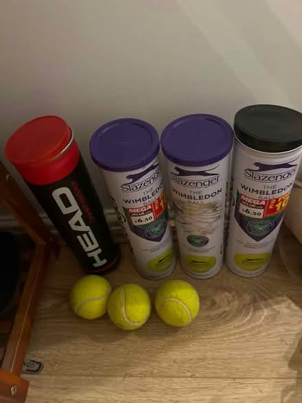 Photo of free 4+ tubes of used tennis balls (Brixton Hill SW2) #1