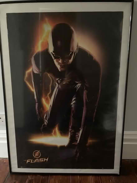 Photo of free Framed “Flash” superhero poster (GU11) #1