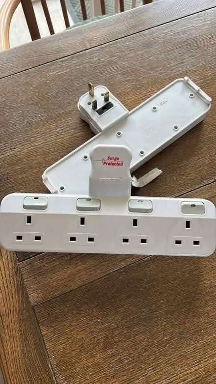 Photo of free 2 x 4 gang plug extensions (Chiswell Green) #1