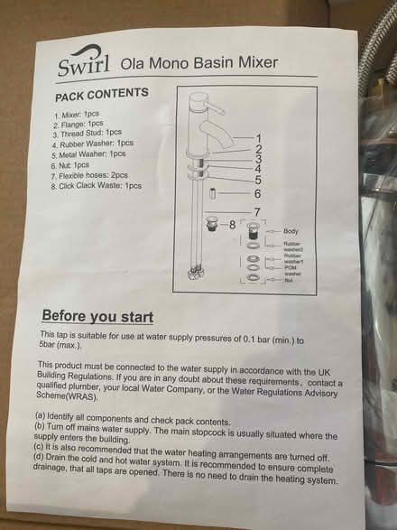 Photo of free New bathroom tap (Horsham RH13) #3