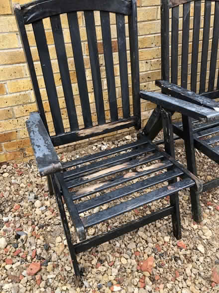 Photo of free 4 Folding garden chairs (Wantage OX12) #3