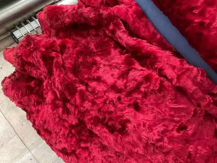 Photo of free Crushed red velvet curtains (Mottingham) #1