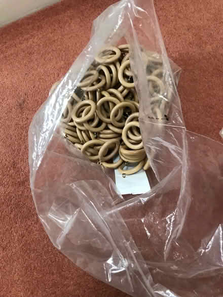 Photo of free Bag of curtain rings (Wootton OX13) #2