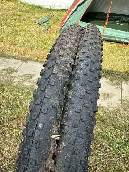 Photo of free 2 x 29” mountain bike tyres (Horkesley Heath CO4) #2