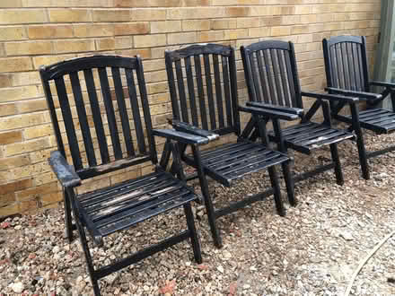 Photo of free 4 Folding garden chairs (Wantage OX12) #1