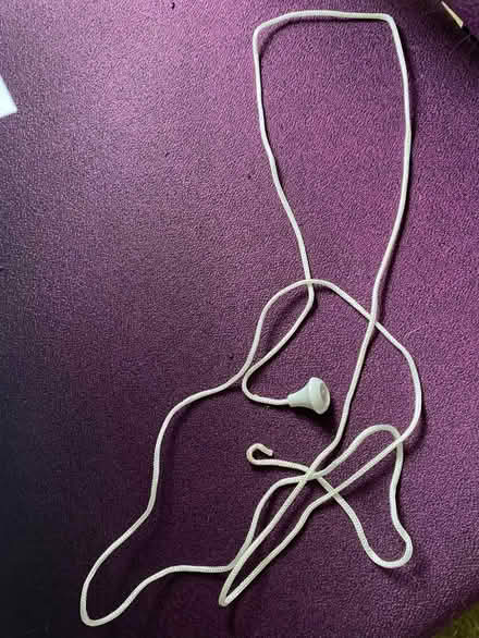 Photo of free Bathroom light pull cord - white (Lawnswood LS16) #1