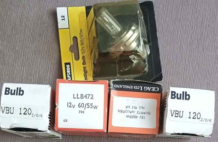 Photo of free Halogen headlight bulbs 12V 60/55W H4 5 off (Cowes PO31) #1