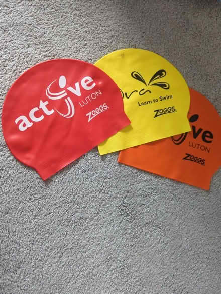 Photo of free 3 swimming hats (Houghton Regis LU5) #1