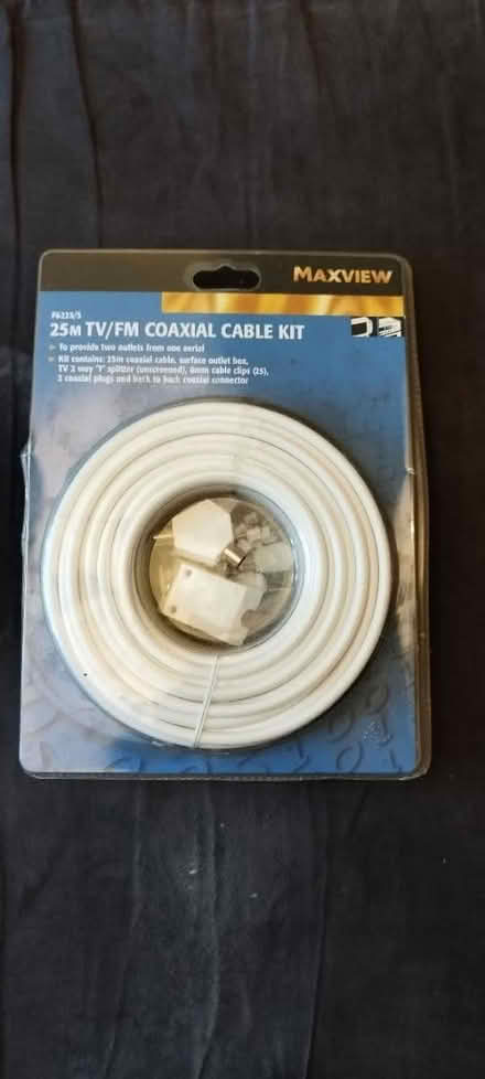 Photo of free 25m TV/FM Coax Cable Kit (East Acton W12) #1