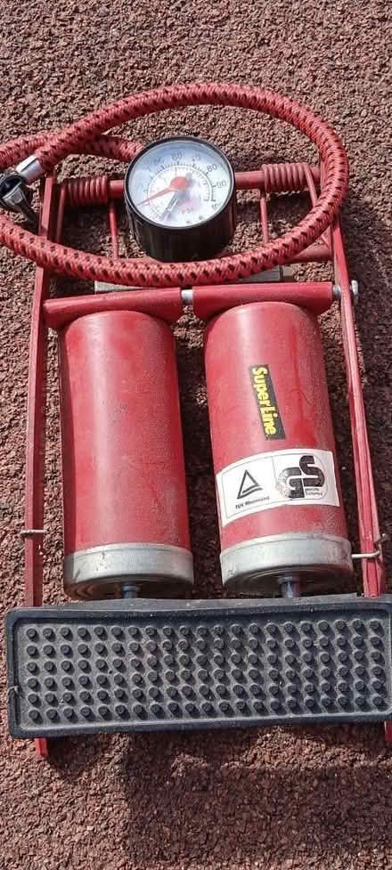 Photo of free Double cylinder foot pump (Titchfield PO14) #1