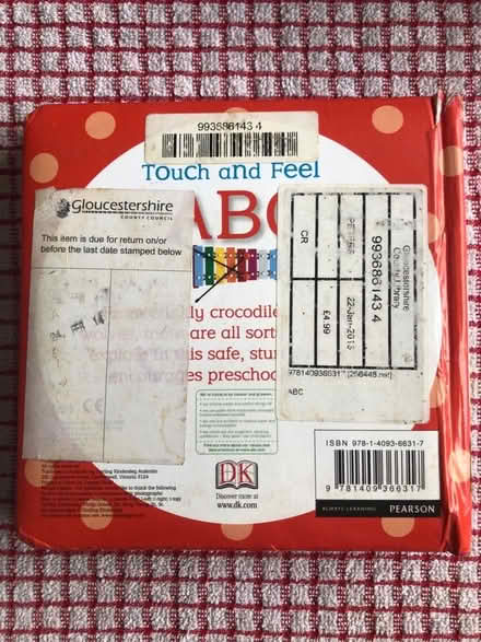 Photo of free ABC Touch & feel board book (Latchford WA4) #2