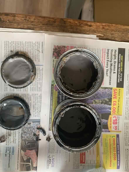 Photo of free Two 250ml tester paint pots grey (Colwall Stone WR13) #1