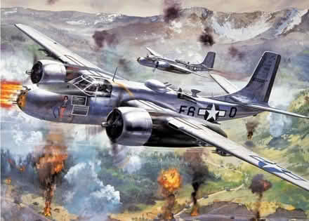 Photo of free A3 Print WWII Douglas A-26 Invader (Bolton-le-Sands LA5) #1