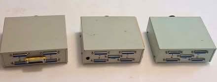 Photo of free data switch boxes db25/db9/mini-din (Davis/Teele Square area) #2