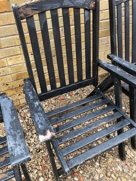 Photo of free 4 Folding garden chairs (Wantage OX12) #2