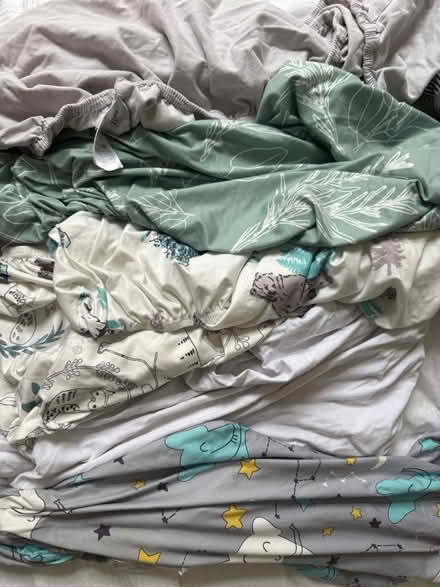 Photo of free Bedside crib sheets (SE16) #1