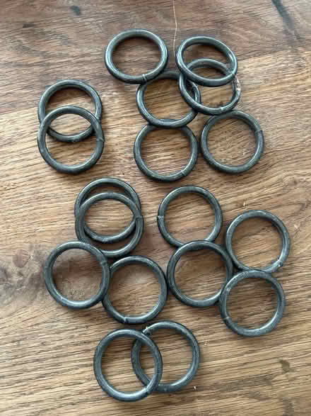 Photo of free 18 metal curtain rings (Little Herberts GL53) #1