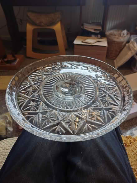 Photo of free 25 inch Glass cake stand (St Agnes, TR5) #2