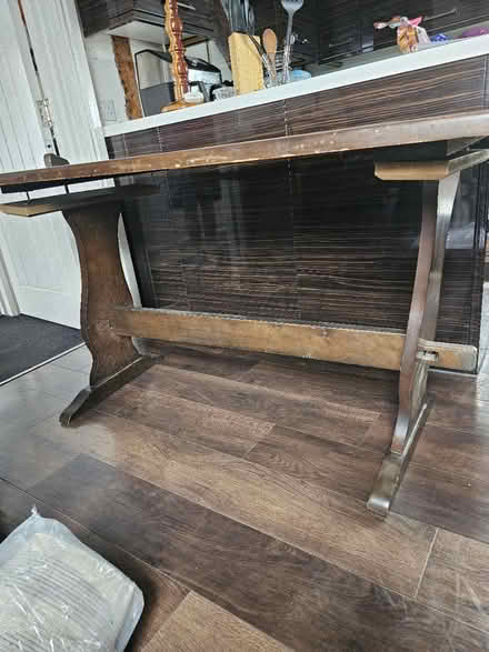 Photo of free Antique wooden dining table (Thame OX9) #2