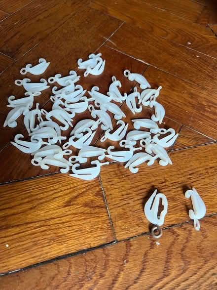 Photo of free Curtain rail hooks (Latchford WA4) #1