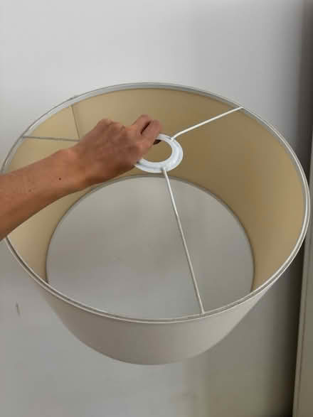 Photo of free Linen shade for pendant light (B17) #2