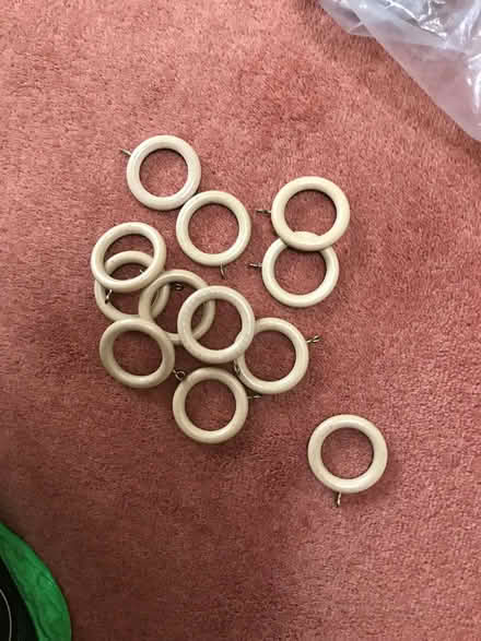 Photo of free Bag of curtain rings (Wootton OX13) #1