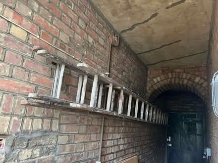 Photo of free 5m Long Extendable Wooden Ladders (Raynes Park SW20) #1