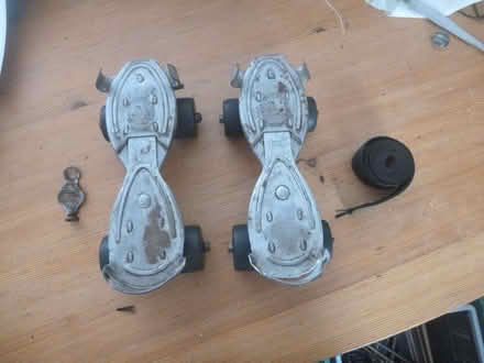 Photo of free 1950s child's metal roller skates (Trinity BA11) #1