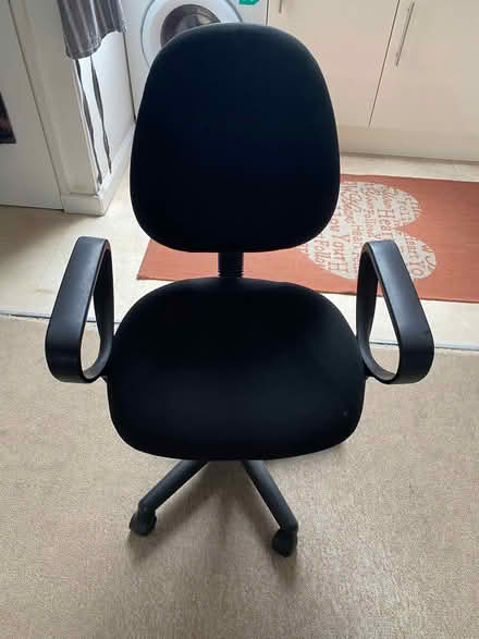 Photo of free Black Office chair (Dursley GL11) #1