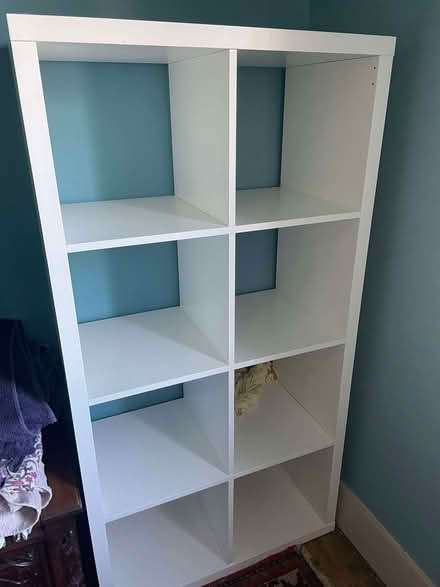 Photo of free Ikea Kallax 2x4 unit (white) (West Ham E15) #1