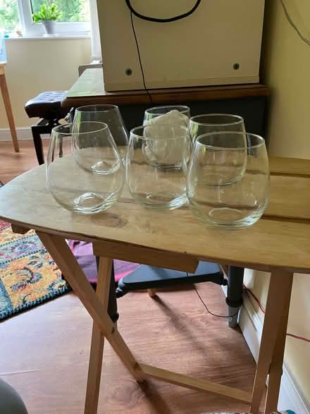Photo of free Six stemless wine glasses (Northwood HA4) #1
