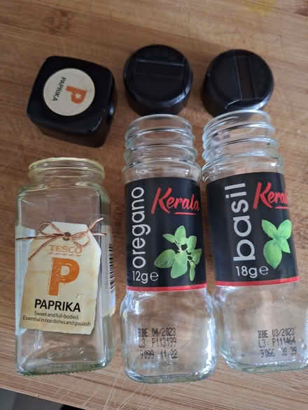 Photo of free 3 small spice jars with lids (Penrith CA11) #1