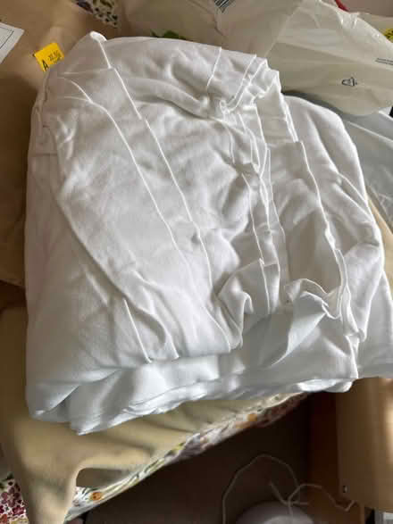 Photo of free White T-shirt type fabric for sewing (Gerrards Cross SL9) #1