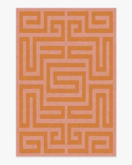 Photo of free 275x365 pink and orange rug (Chelsea Green SW3) #1