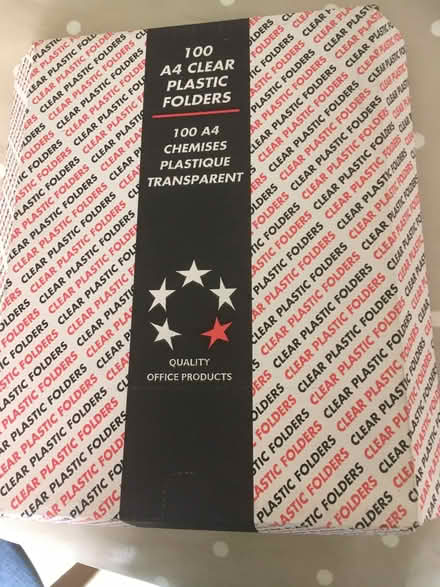 Photo of free A4 plastic folders (Caversham RG4) #2