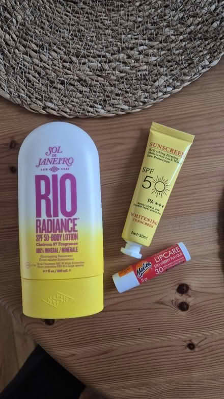 Photo of free Sun care products, new (SE16) #1