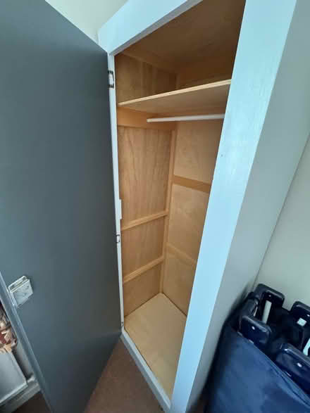 Photo of free Slim single painted wardrobe (Kingsway CB4) #2