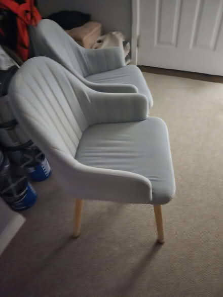 Photo of free Grey dining Chairs x 2 (Seaside BN22) #2