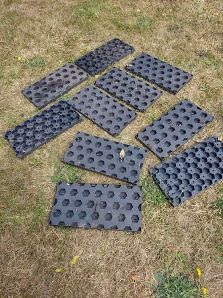 Photo of free 10 x interlocking garden path tiles (Bradford on Avon BA15) #2
