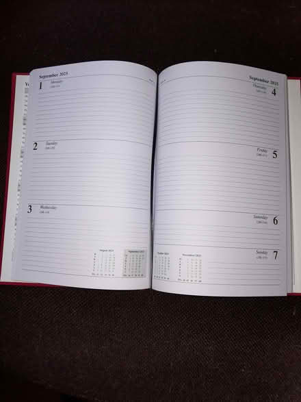 Photo of free Desk diary 2025 (Buggs Bottom RG4) #1