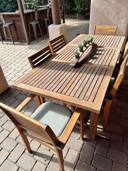 Photo of free Outdoor table & chairs (Northeast Tucson/Tanque Verde) #1