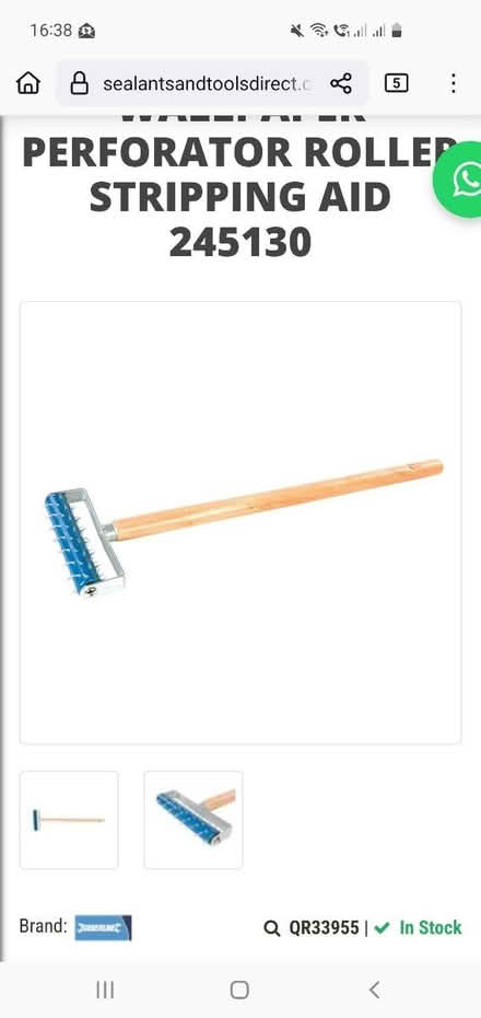 Photo of Wallpaper perforator (London Road, BN1) #1