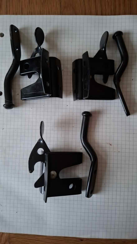 Photo of free Black Metal Gate Latches x 3 (Uxbridge UB10) #1