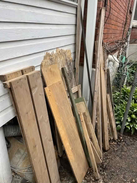 Photo of free pressure treated & cedar wood (Bloor and Bathurst) #1