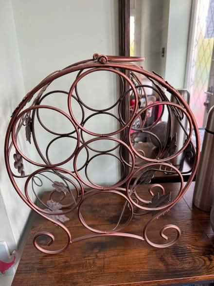 Photo of free Freestanding 7 bottle wine rack (Cheadle Hulme SK8) #1