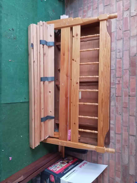 Photo of free Wooden double bed frame (mattress also available) (Cranfield MK43) #1