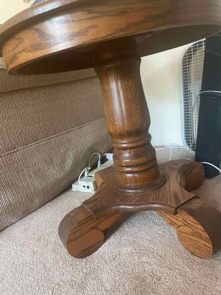 Photo of free 2 23” diameter side tables (Carol stream) #2