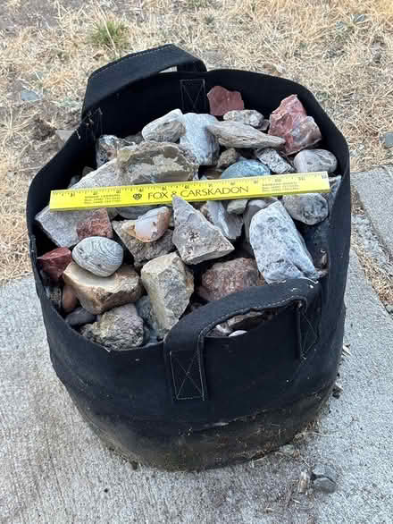 Photo of free 15 gallons of rocks (Mary and Homestead, Sunnyvale) #1